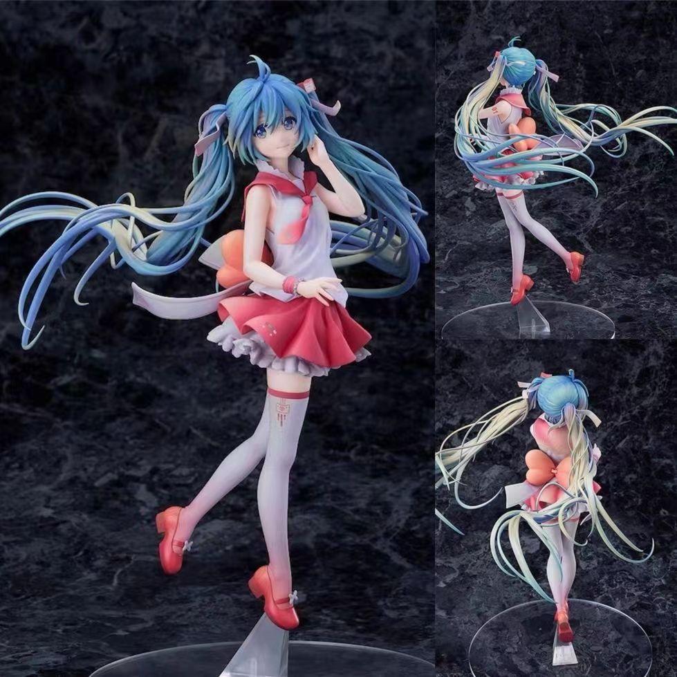 Latest Anime Miku Adorable Cute And Charming Virtual Singer Miku Manga Statue Figurines Pvc Action Figure 15~25cm
