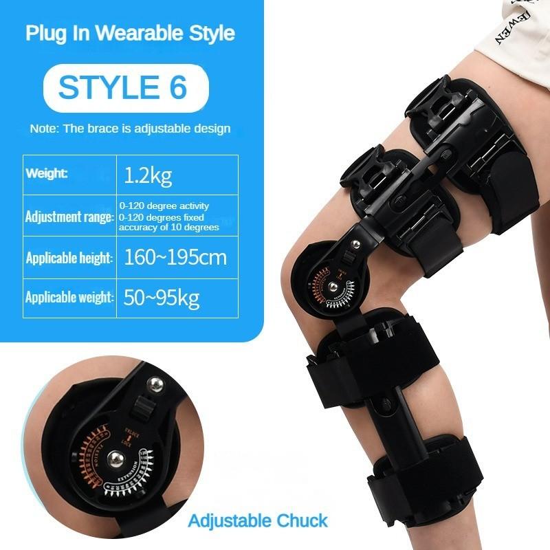 New Adjustable Knee Joint Fixation Brace Lower Limb Surgery Fixed Protective Gear Leg Ligament Support Rehabilitation Trainer