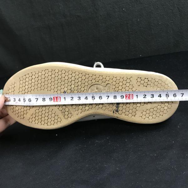 Adidas Stan Smith Low Cut Leather Sneakers 5.5 23.5 White men(USED)