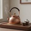 Handmade Coppery Metal Kettle Copper Teapot 1600ML Hammered