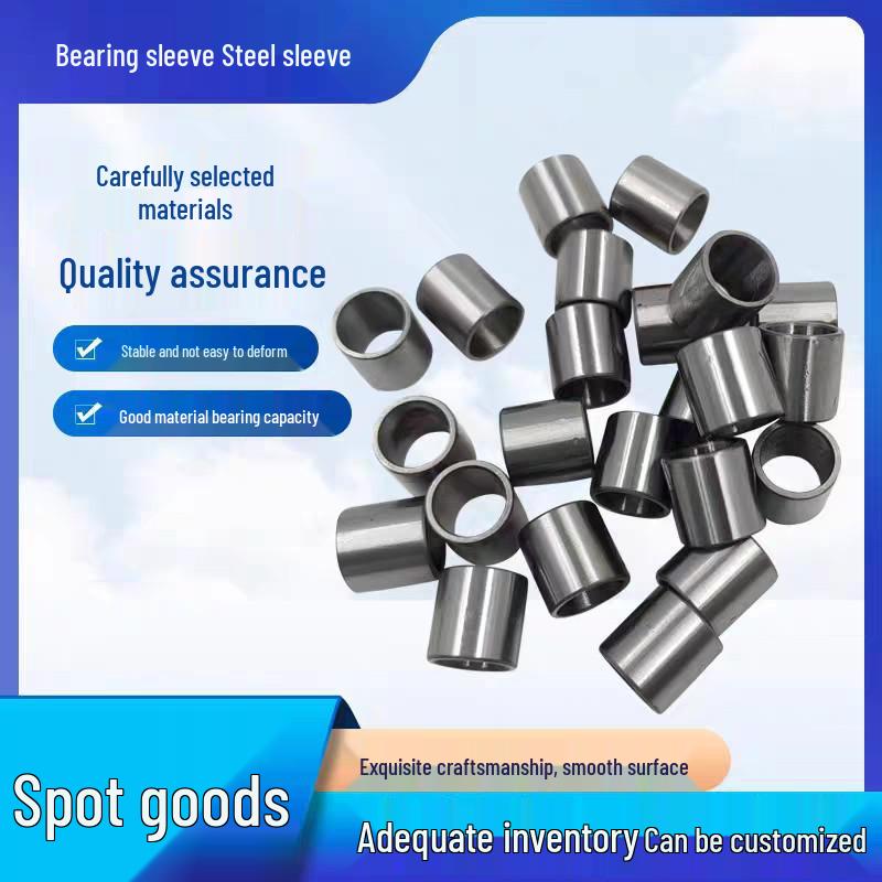 Precision GCR15 Steel Bearing Bush - Inner Diameter 4, 5, and 6mm