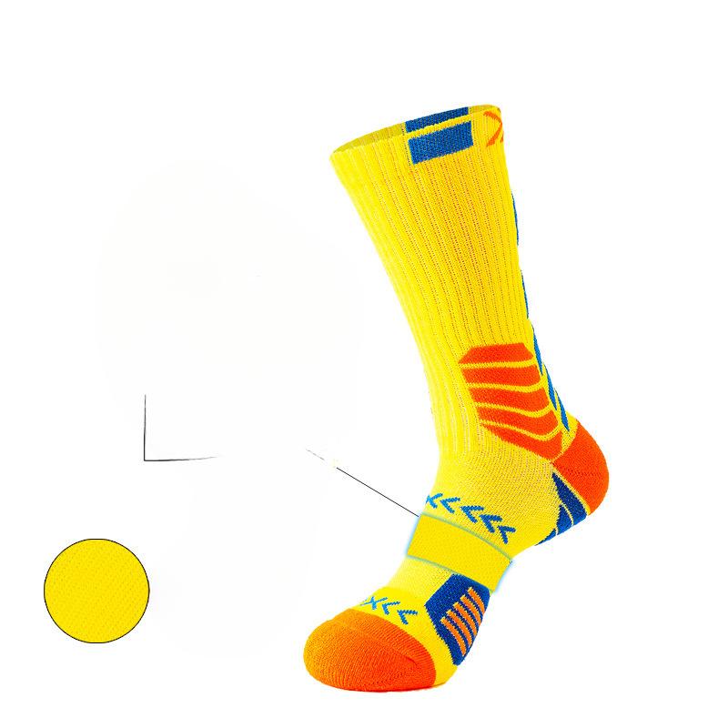Basketball Socks, Training Socks for Men and Women, Towel Soles, Shock-absorbing and Anti-slip Sports Socks
