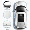 4ks Průhledné ochranné proužky proti poškrábání hran dveří auta pro Cadillac SRX Escalade CTS BLS ATS DTS XTS SLS XLR V Deville CT5