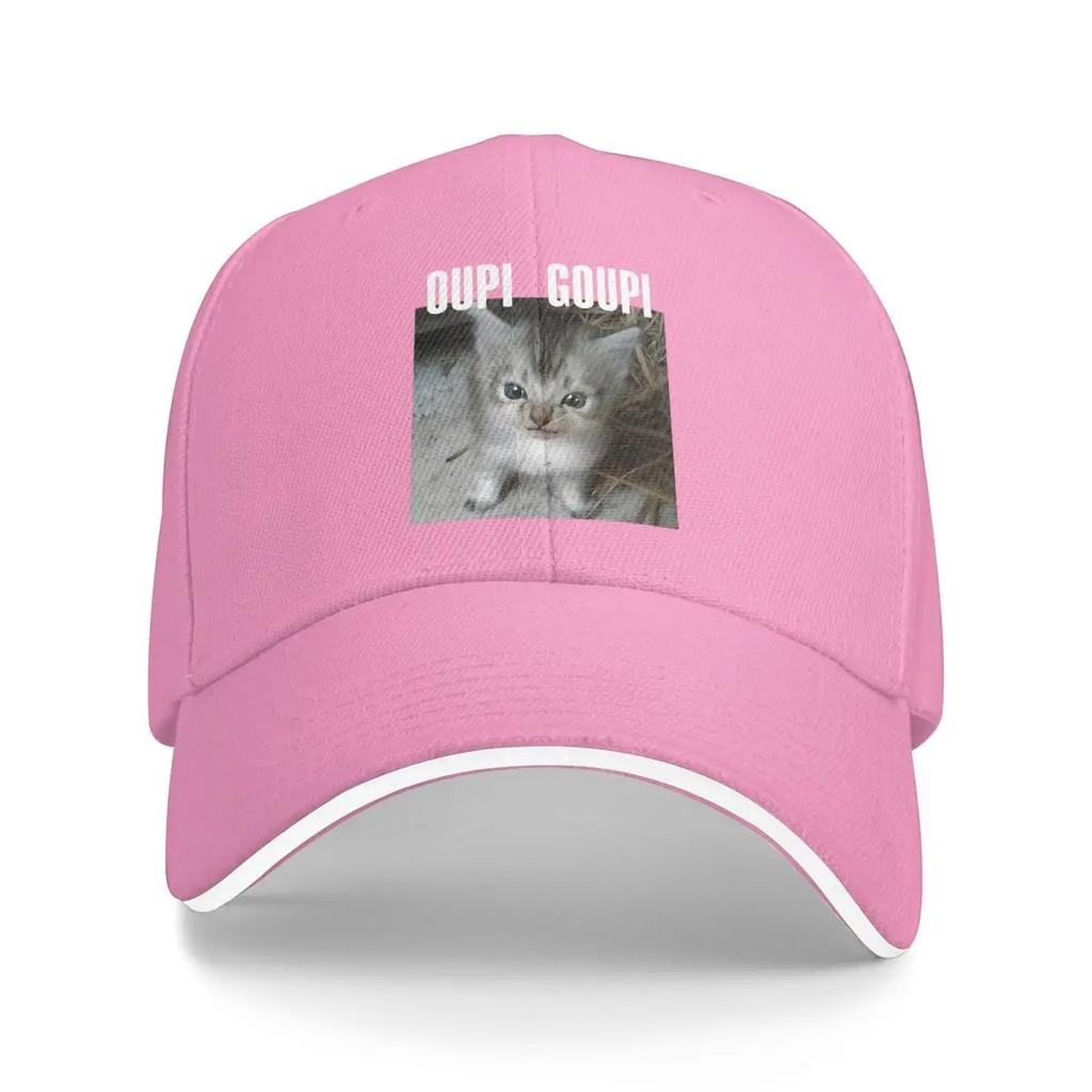 Baseball Caps Oupi Goupi Cat Meme Graphic Unisex Outdoor Spring Caps