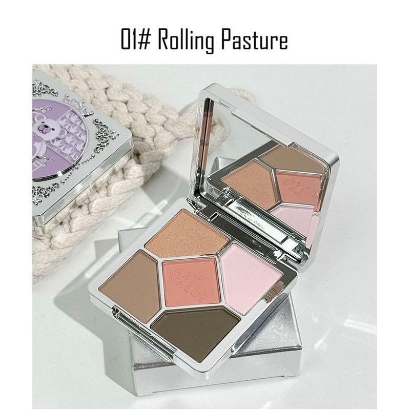 Art Value - Dream Bear 5 Color Eyeshadow Palette - 4 Types