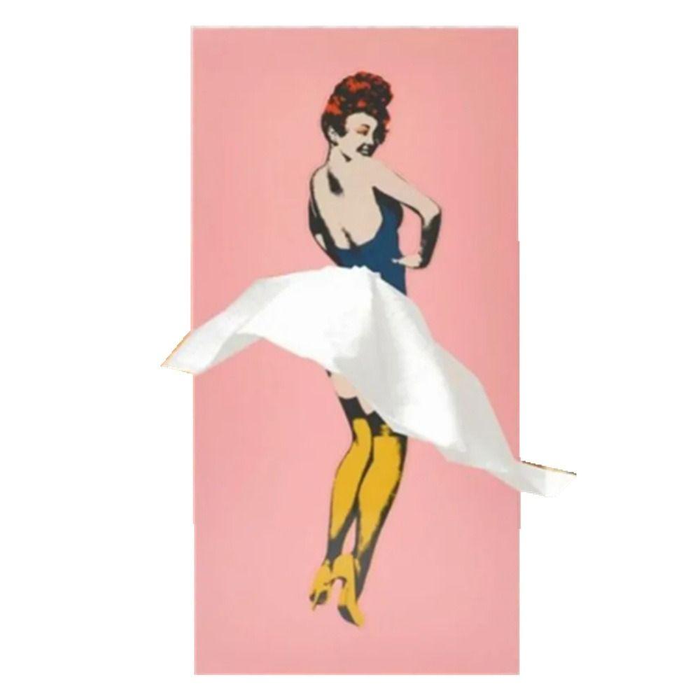 Retro Classy Girl Tissue Box Craft Ornaments Tissue Boxes Gifts Children's Funny Tissue Case  Car