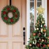 Decor Vârf Pom de Crăciun Stea Scobită cu Sclipici pentru Decorare Casă Cameră Ornamente Pom de Crăciun Navidad Anul Nou 2025 Accesorii Cadou