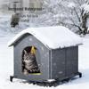 Four-Season Waterproof Outdoor Shelter for Stray Cats