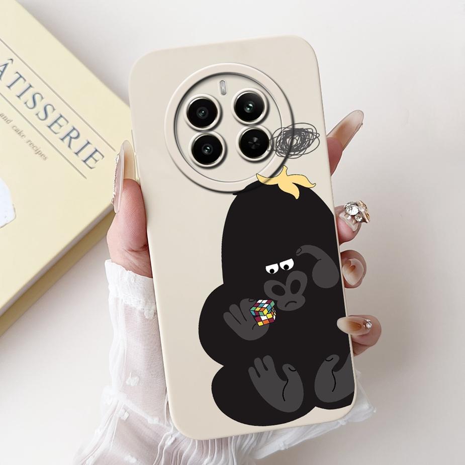 For Realme 12 Pro Plus Case RMX3840 Cute Cartoon Cover Soft Silicone Phone Case For Realme 12 Plus 12X Realme12 Pro + Bags Shell