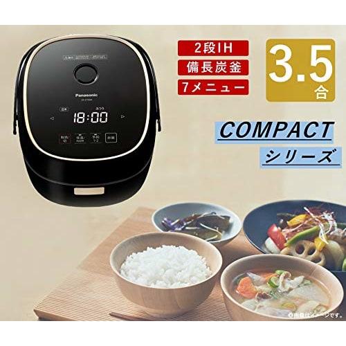 Panasonic Rice Cooker 3.5 Go Single Living IH Flat Top Black SR-KT060-K