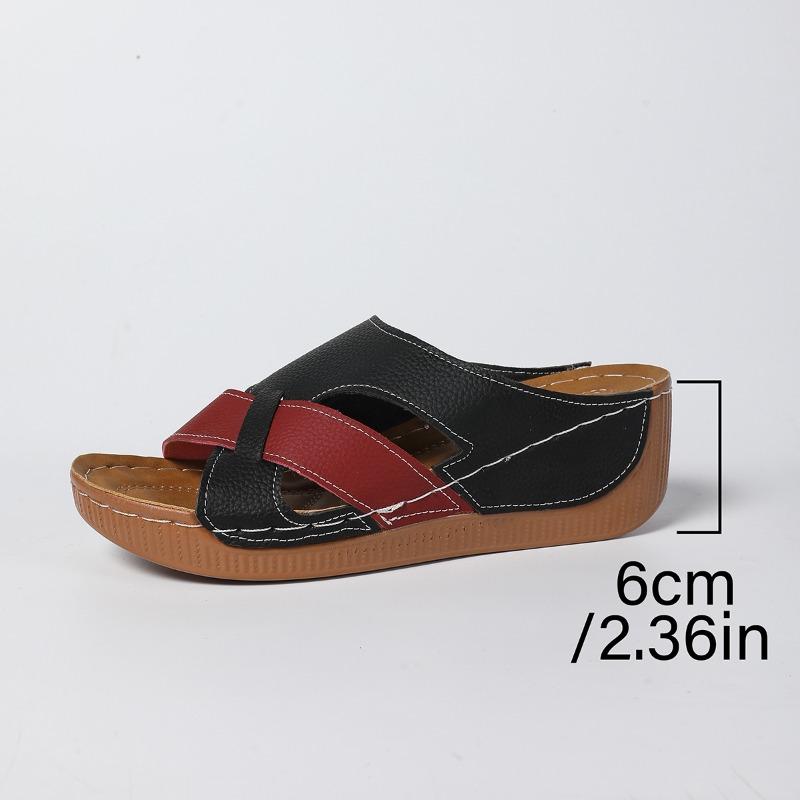 Fashion 2025Women Sandals  Summer Soft Sandals  Slides Shoes Wedge Women Shoe Party Female Slipper