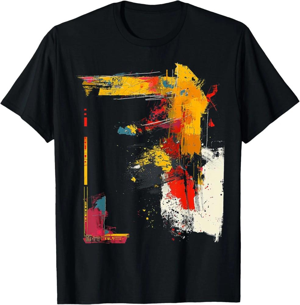 Abstract Art Creative Painting Graphic Modern Design Tee Unisex T-Shirt