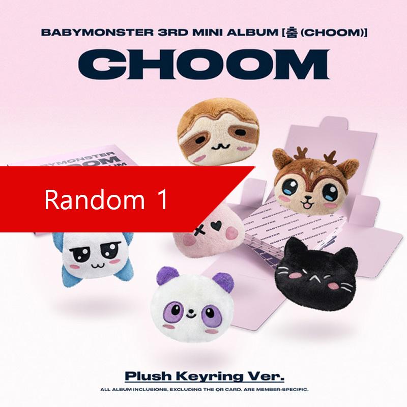 [ПРЕДЗАКАЗ] BABYMONSTER – 3-й МИНИ-АЛЬБОМ CHOOM Плюшевый Брелок Вер. Random 1pcs