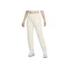 Nike Letter Lace High Waist Cuffed Casual Knitted Sports Pants Women bottoms Coconut-Milk FB8488-113