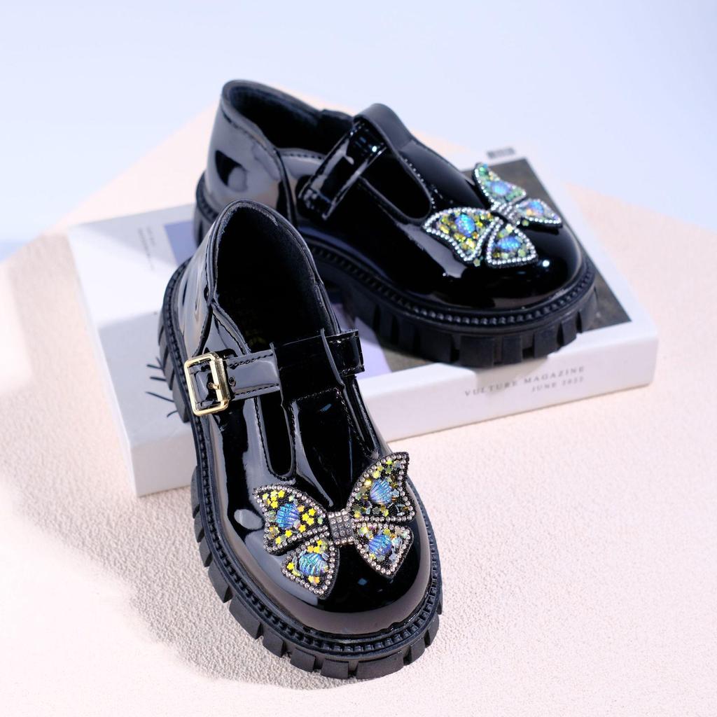 2025 Vintage Mary Jane Round-Toe Shoes for Girls