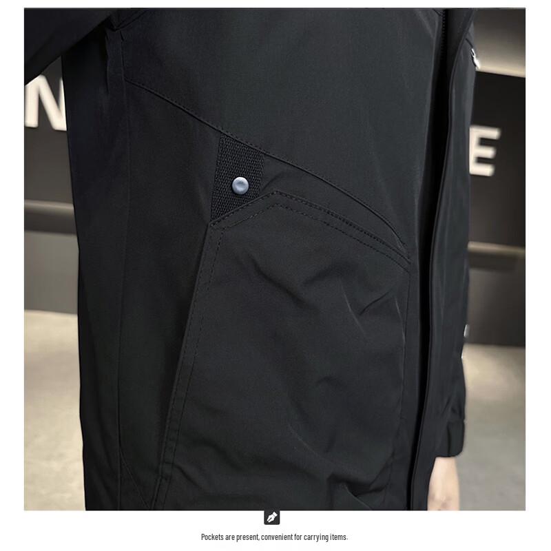 ROMON Men's Outdoor Windproof Stand Collar Jacket