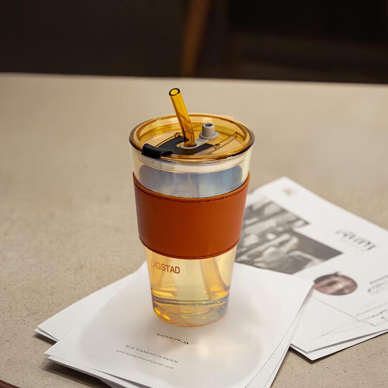 Crystal Straw Coffee Cup