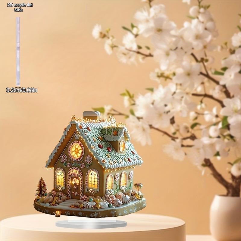 Bohemian Style Multifunctional British Decoration - 2D Flat Acrylic Desktop Ornament, Wall Decor Art, Four Seasons Decoration, Novelty Home Decor