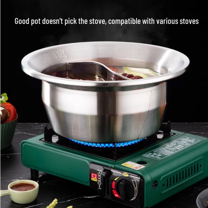 Sule 25cm Edelstahl geteilter Hot Pot