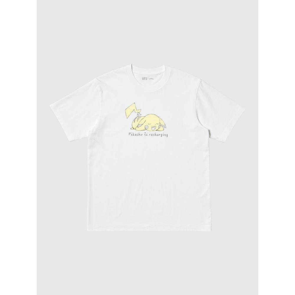 

Uniqlo Pokemon UT Графическая футболка с коротким рукавом A 00 WHITE/UNISEX L