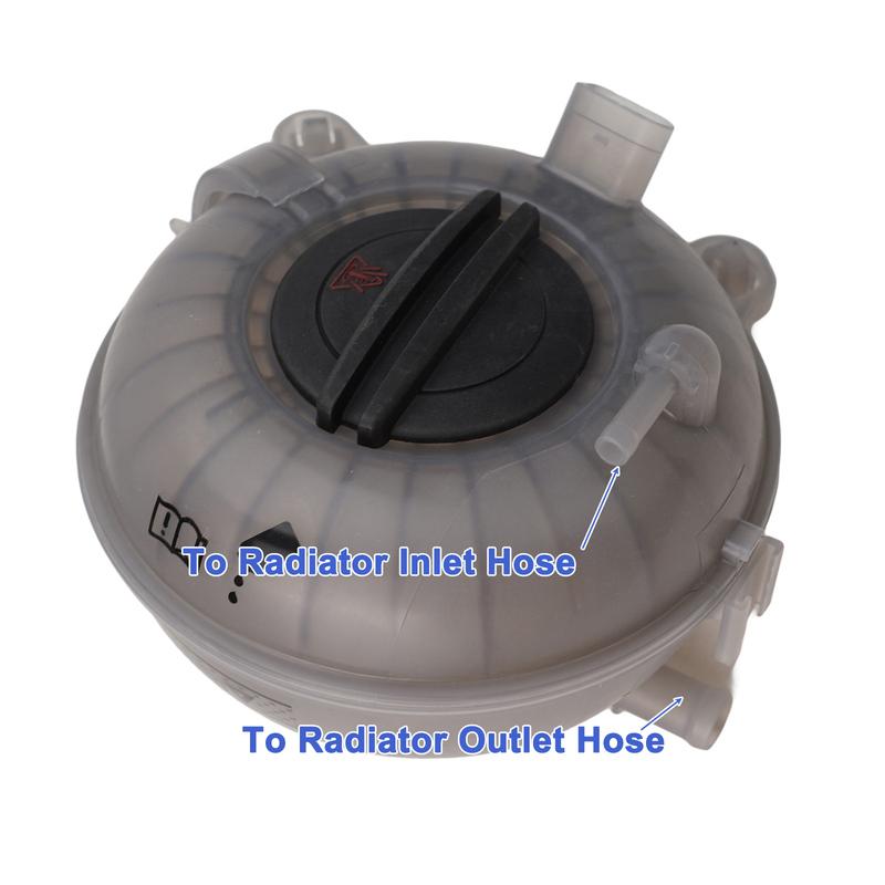 For Golf 7 MK7 For A3 Coolant Tank Water Bottle Interior Car Engine Underhood Vibration Automobiles Cap Expansion Heat
