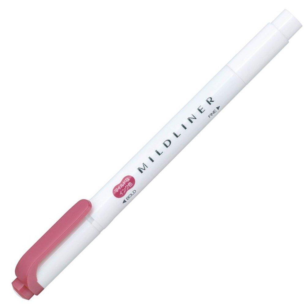 Zebra Mildliner Highlighter 10 Pen, Red, Pens, B-WKT7-MR