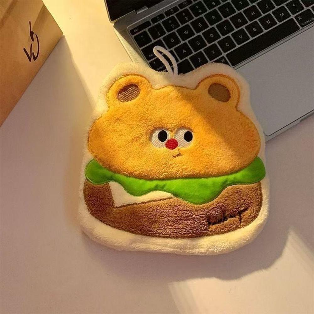 New Fries Cookies Hamburgers Baking Hand Towel Cartoon Hanging Towel Quick Dry Absorbent Handkerchiefs