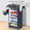 Game Software Storage Holds 40 and Horizontal or Vertical Game Easy Large Capacity Two-Tier Stand, Discs, PS5/PS4/Switch/XBX, Headphones, Controllers,