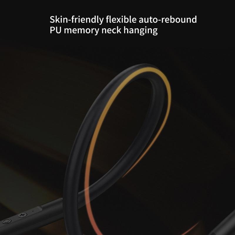 BX03 Ergonomic Neckband Earphones In Ear Headphones Advanced 5.0 Wireless for Workouts Commuting Travel Sports Headsets