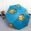 Pokémon Psyduck Pattern, Automatic Folding Umbrella, Portable and Foldable Design, 8 Ribs, a Christmas or Birthday Gift.