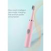 1pc White/Pink Electric Toothbrush Adult Model Soft Bristle Electric Toothbrush Battery Model Family Set Electric Toothbrush