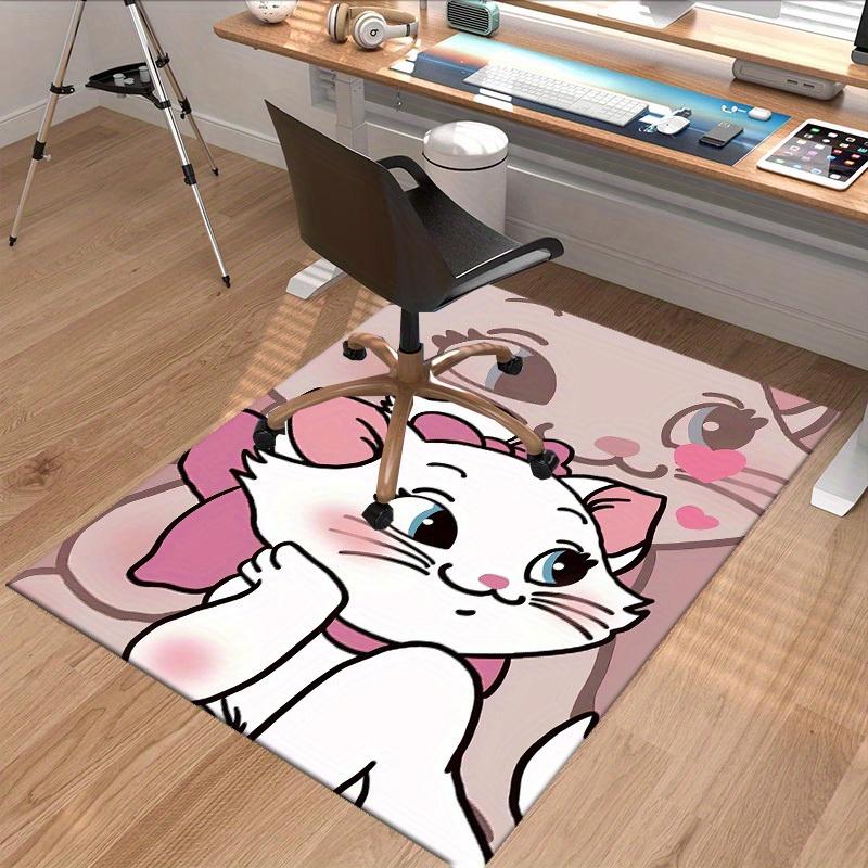 1 pezzo, "Tappeto Adorabile con Design di Gatto Cartone Animato - Perfetto per Arredamento Casa, Tappeto Ufficio, Coprisedia, Uso Esterno e Idee Regalo!"P195