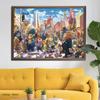Tenyo in jigsaw Disney Crosswalk includes and service (Made Japan) 2000-piece puzzle, (Zootopia) (73x102cm) D-2000-637, glue, spatula, card.