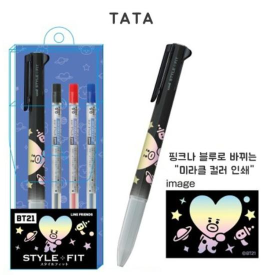 

Шариковая ручка LINE FRIENDS BT21 Style Fit с 3 цветами – Официальный персонаж BTS, 7 вариантов