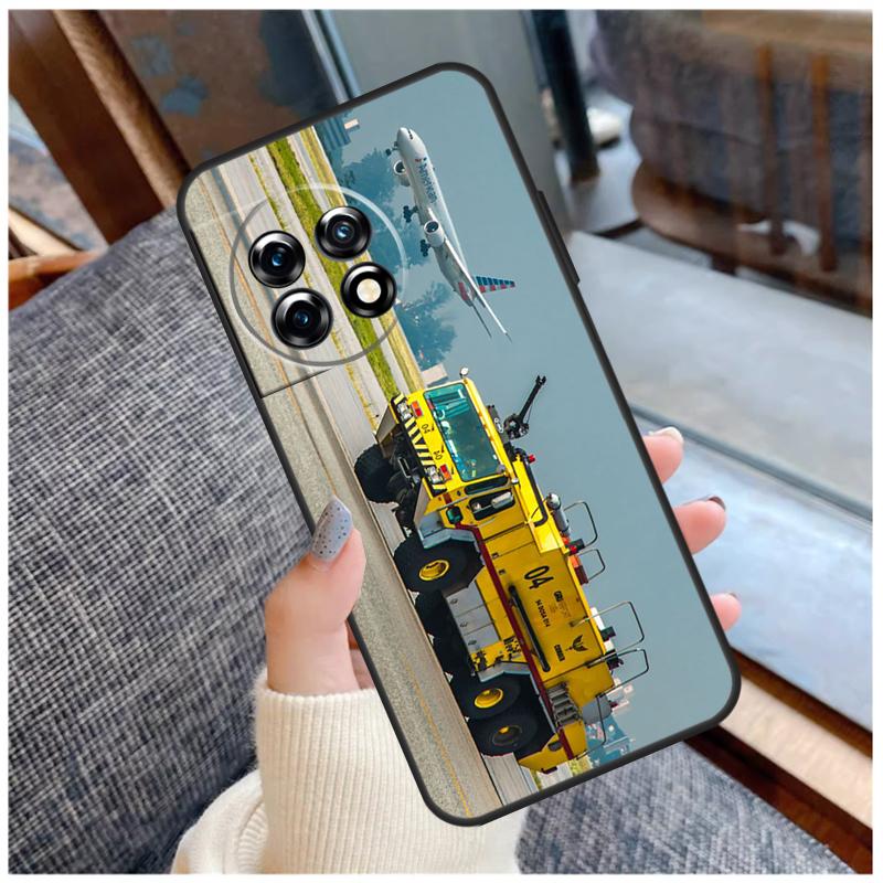 Fire Truck Case For OnePlus 13 15 13R 13T 12 12R 11 9 10 Pro 10T 8T Nord 5 CE 2 3 4 Lite N20 N30 Coque
