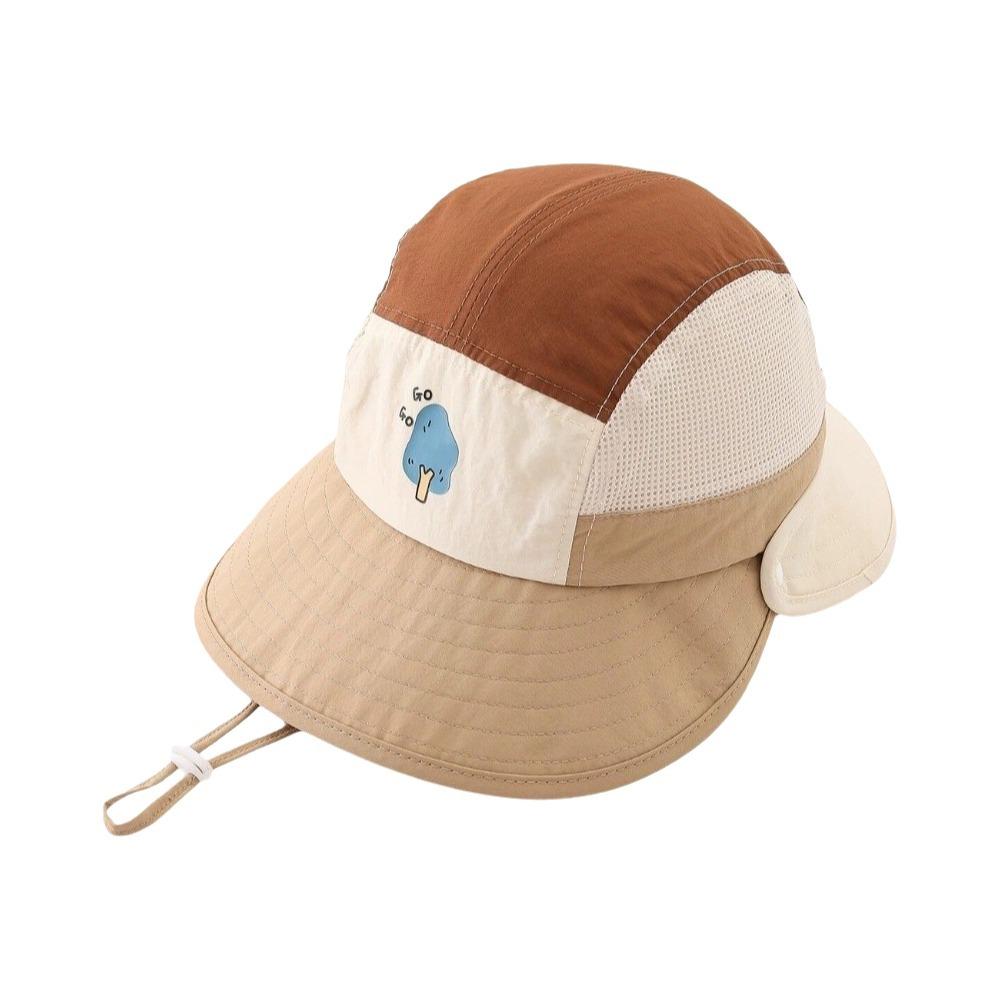 Quick-dry Cartoon Bucket Hat Car Children's Fisherman Hat Breathable Summer Kid Sun Hat Boy