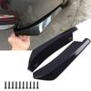 Car Front Rear Bumper Strip Lip Spoiler Diffuser Splitter Scratch Protector Carbon Fiber Winglets Side Skirt