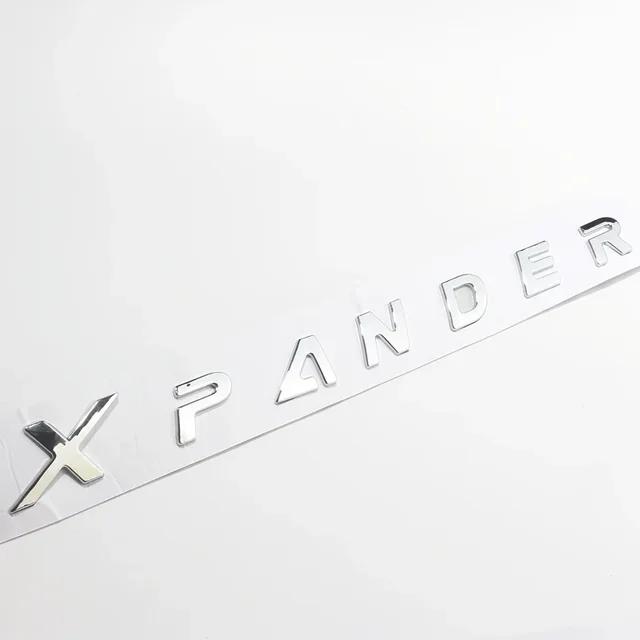 

3D ABS XPANDER Letters Car Front Hood Emblem Badge Rear Trunk Sticker Decals For Mitsubishi XPANDER Logo Accessories