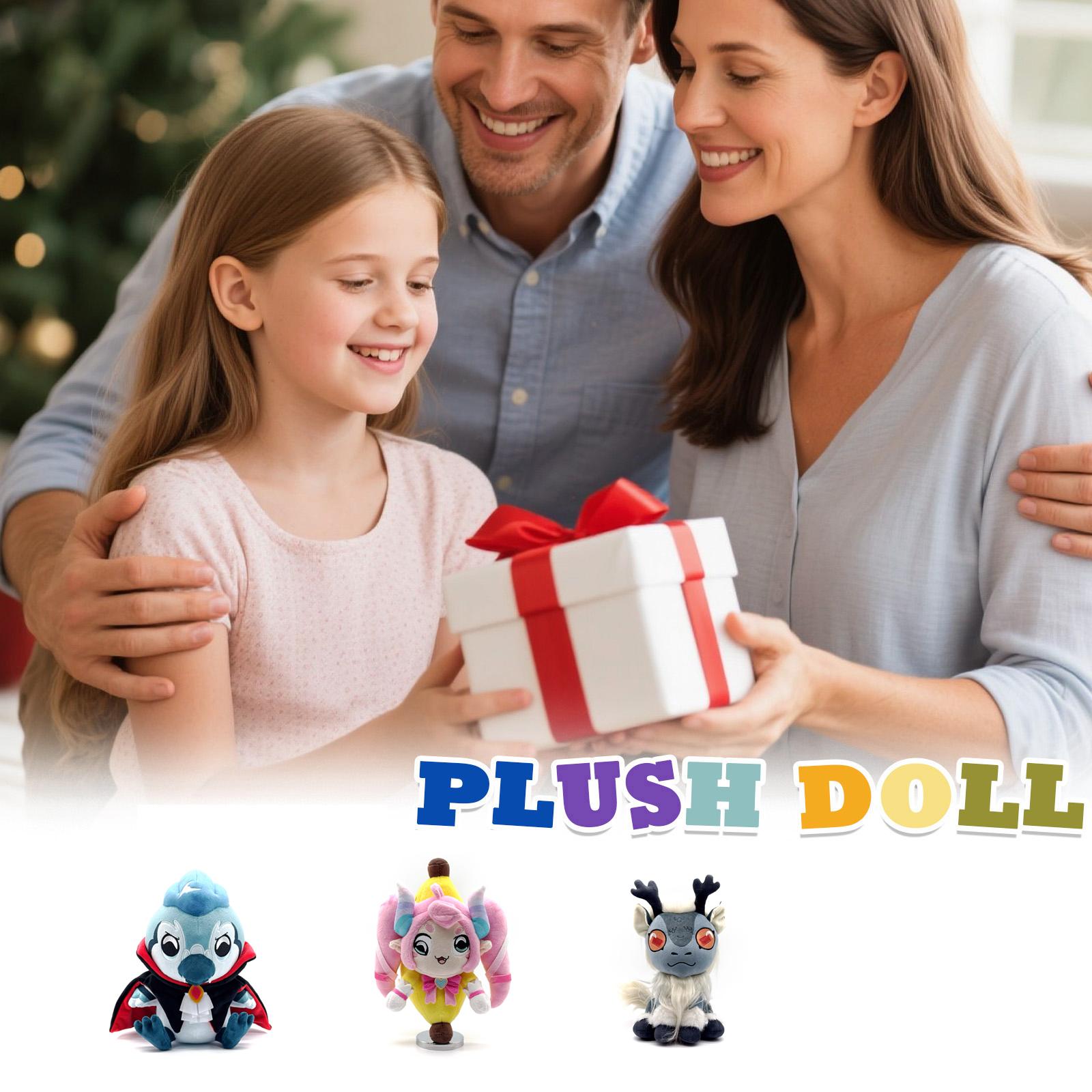 

Плюшевая кукла, Игрушка в подарок, Мультфильм, Детская тряпичная кукла, Детская подарочная подушка One Size