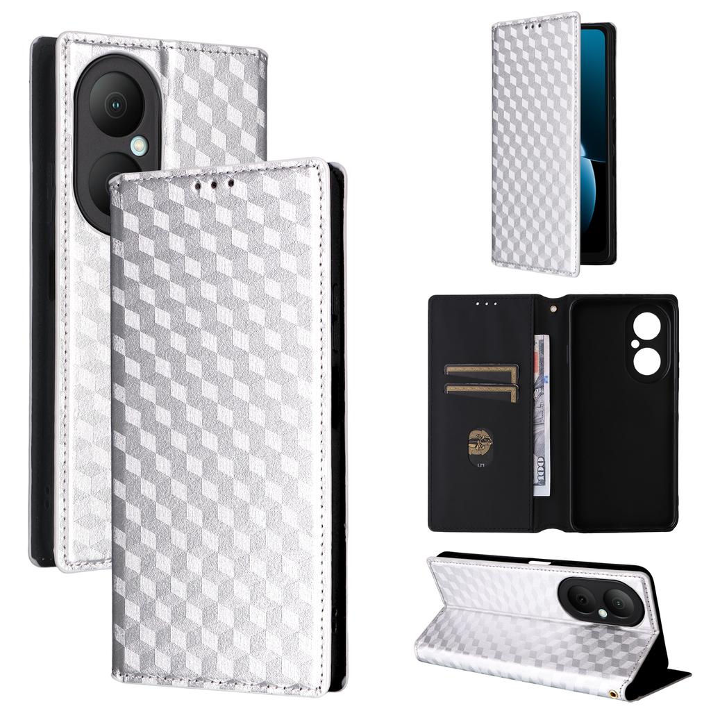 Flip Cover für Huawei Enjoy 80 4G PU-Leder Ganzkörperschutz Mit [RFID-Blockierung] Stoßfest Langlebig Retro Handyhülle