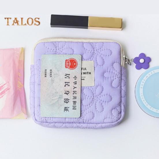 Fashion Women Small Cosmetic Bag Mini Coin Pouch Zipper Closure Lightweight Portable Travel Accessory Bag Storage