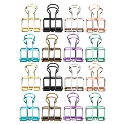 Hollow Dovetail Clip MultiColor Long Tail Binder Clips Paperclip Office Decorative Tool(S )