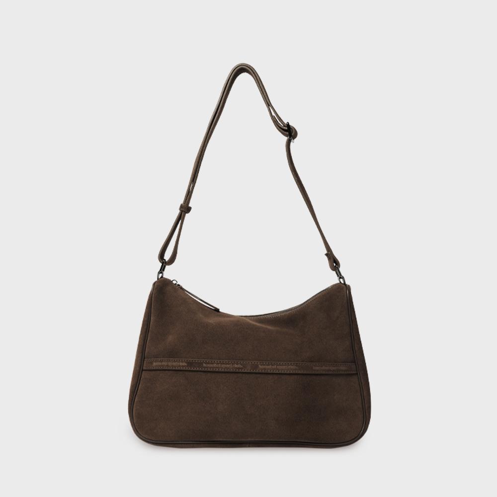 Homeboi Sport Club Outbag Cross Suede - Dark Brown