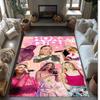 Soft Crystal Velvet Floor Rug,Roxy Dekker Anti Slip Decorative Carpet, Plush Area Mat For Indoor Home Decoration