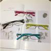Ultralight Transparent Resin Lens Plastic Colorful Red Leg Mirror Eyewear Reading Glasses Men Women Rimless Presbyopic Glasses