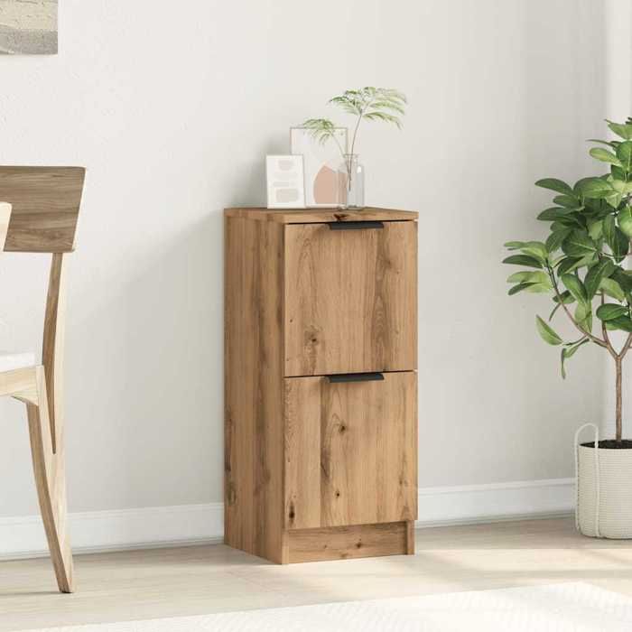 VidaXL Buffet Artisanal Oak 30x30x70 Cm Engineered Wood 856961