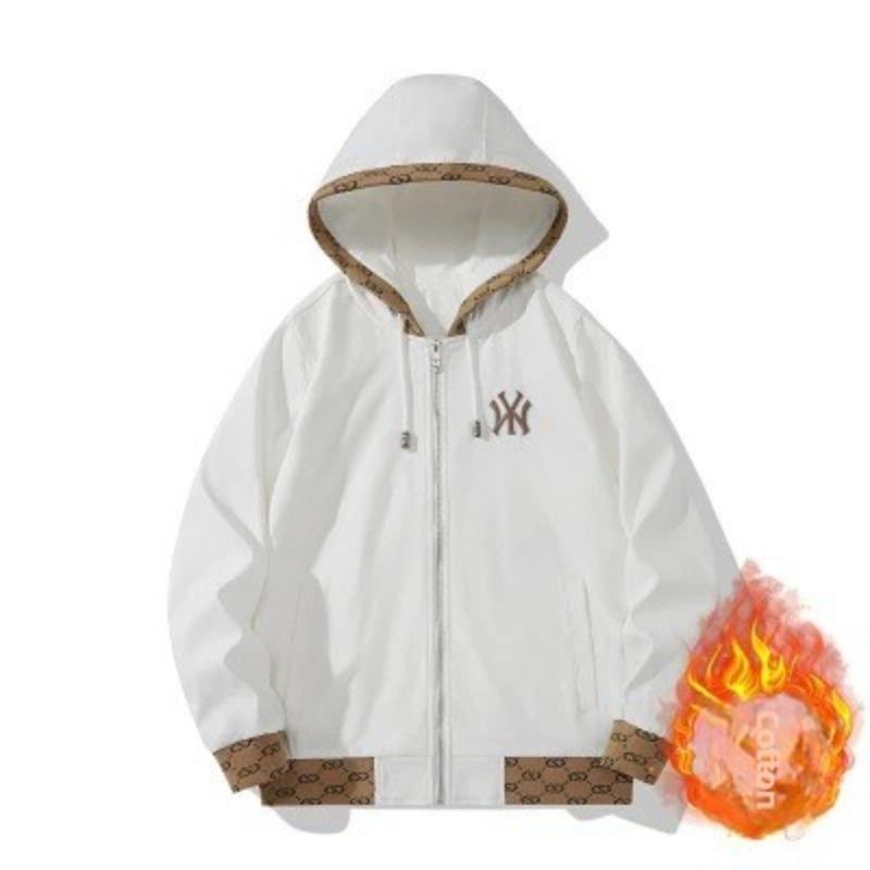 New Light Luxury Fashion Hooded Heavy Industry Embroidered Jacket Men