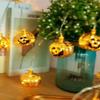 Waterproof Pumpkin Lantern Strings Creative Night Light Halloween Decorative LED Lanterns  Indoor