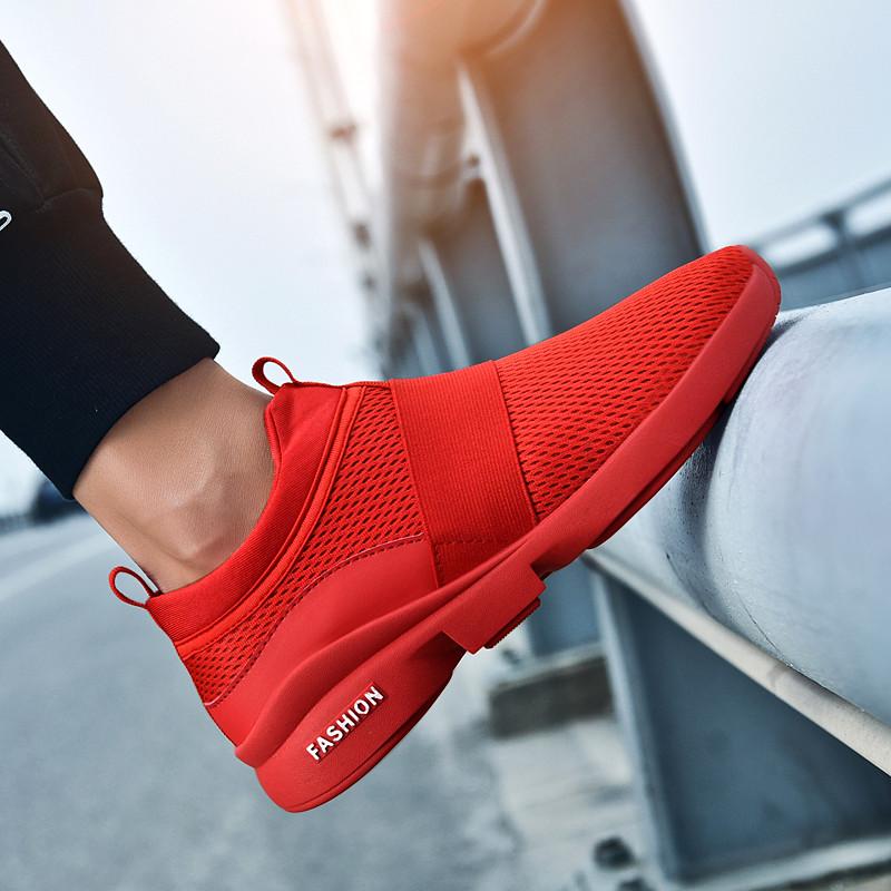 Men's Casual Sneakers Women Breathable Mesh Running Shoes Couple Footwear Light Plus Size Tennis Luxury Brand Walking Trainers