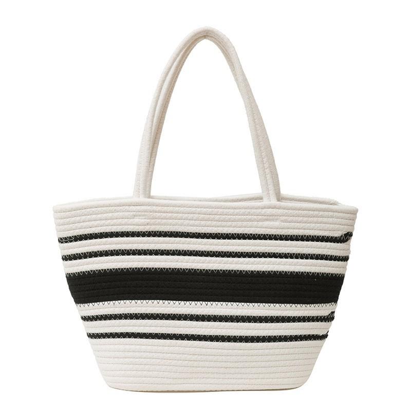 

Knitted Bag Fashionable Hot Tote Women s Large Capacity Shoulder All-matching Popular Width 40x height 25x thickness 10